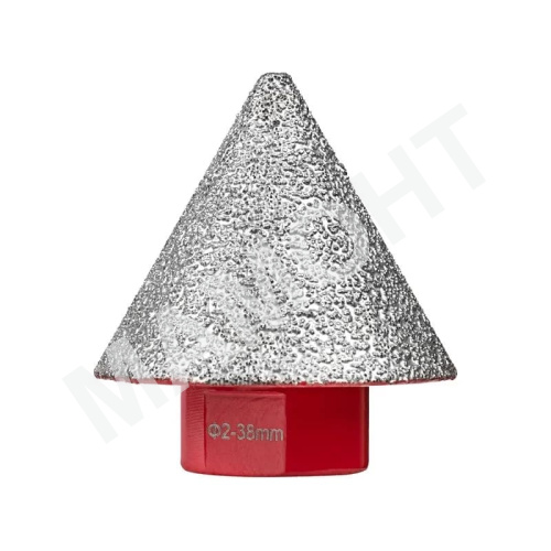 Алмазная конусная фреза DLT CERAMIC CONE PRO, 2-38 мм (0512)