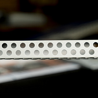 Уголок перфорированный ПВХ 23 х 23 мм, 3 м