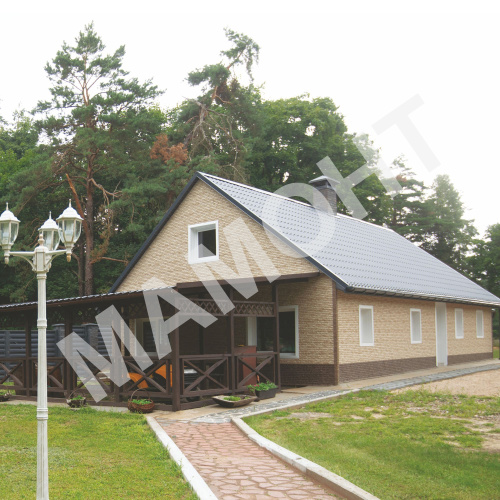 Фасадная панель Ю-Пласт Stone House КВАРЦИТ Светло-бежевый - Фото 6