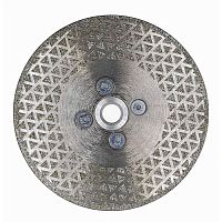 Алмазный круг 125 х М14 мм Super Ceramic Flange c фланцем Hilberg (HM514)