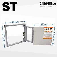 Люк под плитку стальной Lukoff ST