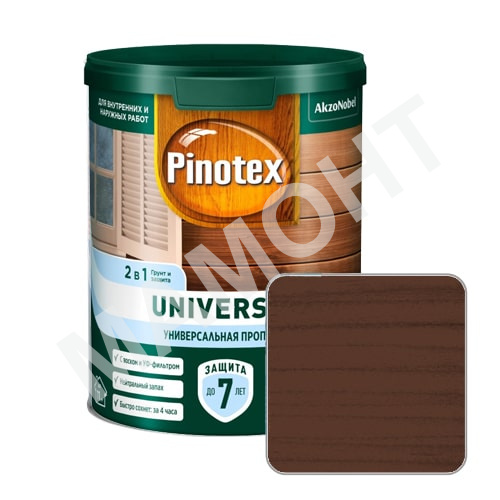 Пропитка Pinotex Universal 2 в 1 Индонезийский тик
