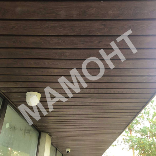 Софит без перфорации Ю-пласт PRO 3 м, Орех тёмный