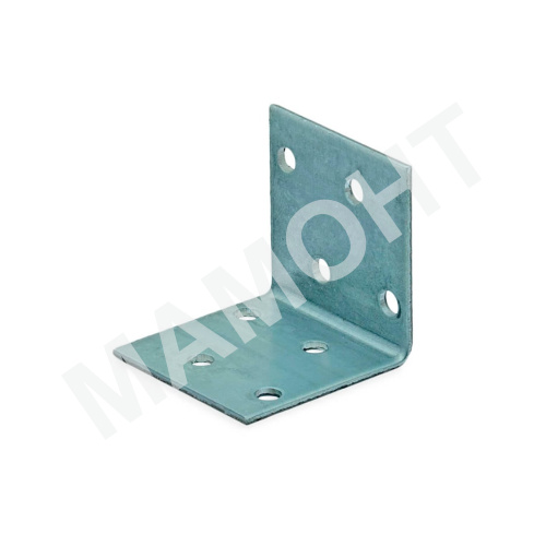 Уголок крепежный равносторонний KUR 40 x 40 x 40 мм, металл 2,0 мм ЕКТ (V020010)