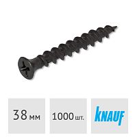 Саморез 5.5 x 38 мм TN для гипсокартона (ГКЛ-ГКЛ) 1000 шт. Knauf