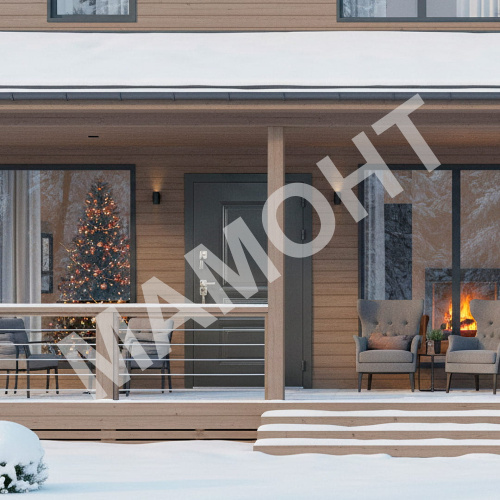 Дверь ВИНТЕР Графит / Бланко Промет - Фото 3