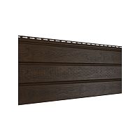 Софит с частичной перфорацией Ю-пласт PRO 3 м, Орех тёмный