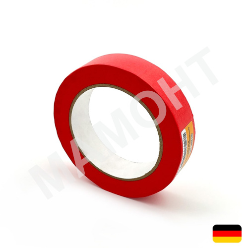 Лента малярная на основе розовой рисовой бумаги 25 мм x 50 м, UV120 МАМОНТ