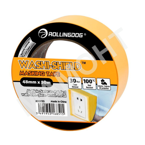 Лента малярная Rollingdog WASHI-SHIELD 48 мм x 50 м, серия Professional (80855)