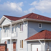 Гибкая черепица ТЕХНОНИКОЛЬ Финская Соната Красный, 3 м2