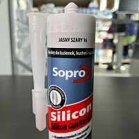 Силиконовый герметик Sopro 037 (16) светло-серый, 310 мл