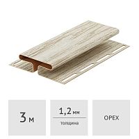 H-профиль Docke LUX 3м, орех