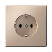 Розетка Systeme Electric ARTGALLERY с заземлением, песочный