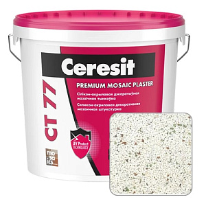 Штукатурка мозаичная силикон-акриловая Ceresit CT 77, IRELAND 2, 25 кг