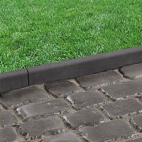 Борт (бордюр) тротуарный серый 1000 х 200 х 80 мм