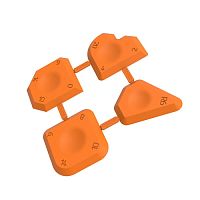 Набор шпателей для формирования швов (4 шт.) DECOR