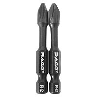 Биты крестообразные PH2 50мм торсионные (2шт.) VIRA RAGE (554125)