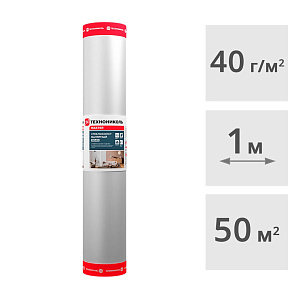 Стеклохолст малярный Технониколь ДЕКОР NG40, 50 м2