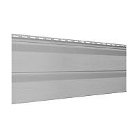 Сайдинг виниловый Ю-Пласт Classic КОРАБЕЛЬНЫЙ БРУС Серый