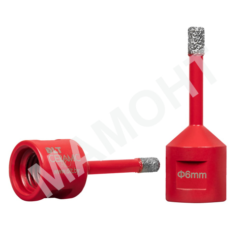 Коронка алмазная по керамограниту DLT CERAMIC PRO, 6 мм (0492)