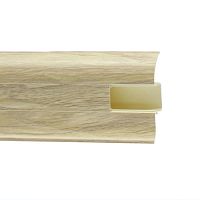 Плинтус ПВХ с кабель-каналом WIMAR 810 Дуб Гроссо