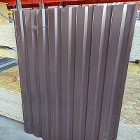 БРАК Профнастил МП-20 А 1,5 х 1,15 м (RAL 8017, темно-коричневый) 0,45 мм