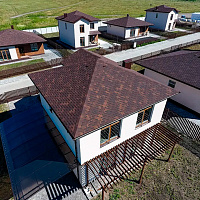 Гибкая черепица Docke PIE STANDARD тетрис коричневый, 3 м2