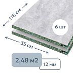 Инженерная плита Quick Deck Plus Бетон светлый 118 х 35 см (6 шт.) (12 мм)