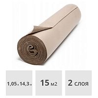 Гофрокартон двухслойный укрывочный 1,05 x 14,3 м