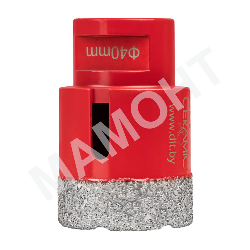 Коронка алмазная по керамограниту DLT CERAMIC PRO, 40 мм (0497)