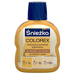 Пигмент концентрат Sniezka Colorex №63 орех светлый, 100 мл