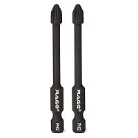 Биты крестообразные PH2 70мм торсионные (2шт.) VIRA RAGE (554135)