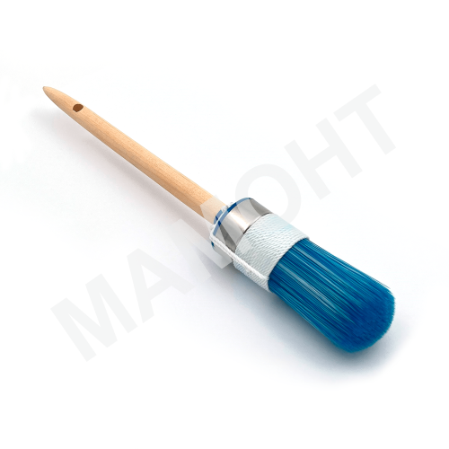 Кисть круглая Solid Pro L, сине-белая, 34 мм МАМОНТ (INS-MMNT-1100)
