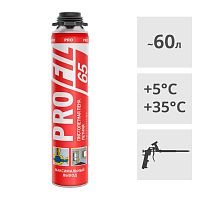 Пена монтажная Soudal Profil 65 профессиональная, 820 мл