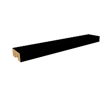 Интерьерная рейка МДФ STELLA Бриона Black Edition 16 x 40 x 2700 мм