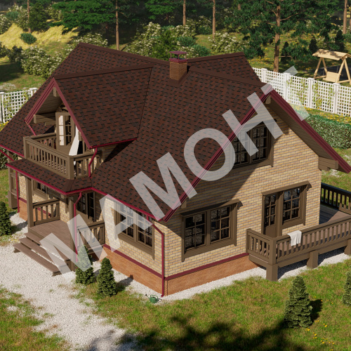 Ламинированная гибкая черепица Docke PIE DRAGON EUROPA темно-коричневый, 2,38 м2