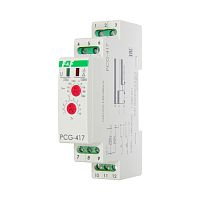 Реле времени Евроавтоматика PCG-417, 2CO, 8A(250VAC), 24VAC/DC, 230VAC, функция (Y-?), 1P