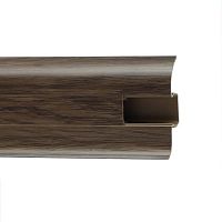 Плинтус ПВХ с кабель-каналом WIMAR 818 Дуб Гартвис