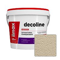 Штукатурка камешковая акриловая ilmax decoline, 1,0 мм, 2029P, 25 кг