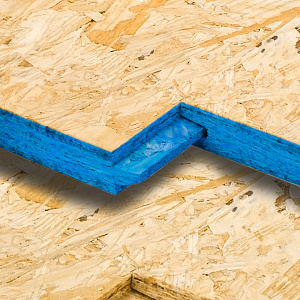 Плита OSB UltraDecor (Kronospan) шип-паз 1206 x 2435 мм (18 мм), РБ