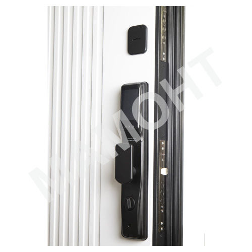 Дверь РОНА СМАРТ Бетон графит / Шагрень белая (+ черный муар) Промет - Фото 5