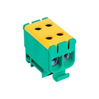 Клемма вводная силовая двойная АТРИОН КВС 6-50 мм2 желто-зеленая