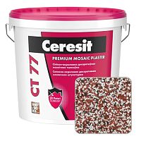 Штукатурка мозаичная силикон-акриловая Ceresit CT 77, AUSTRALIA 2, 25 кг