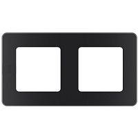 Рамка Legrand INSPIRIA 2-постовая, антрацит