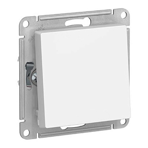 Выключатель Systeme Electric ATLASDESIGN 1-клавишный проходной, белый