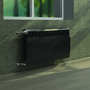 Радиатор биметаллический Royal Thermo Biliner 500 Noir Sable (черный)