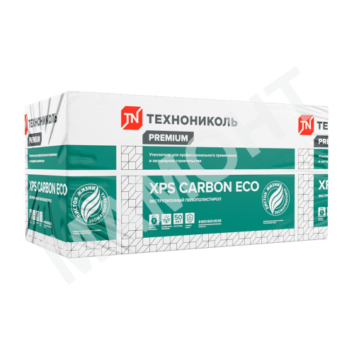 Экструдированный пенополистирол 2 см Технониколь Carbon Eco, 0,72 м2
