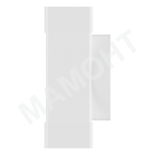 Соединитель (тройник) плоских каналов с круглым каналом ERA - Фото 3