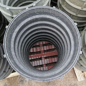 Кольцо колодца полимерно-песчаное 1100 x 200 мм