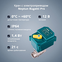 Кран с электроприводом Neptun Bugatti Pro 12В